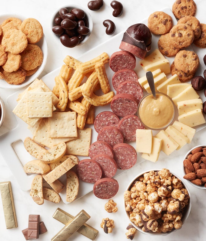 Delightful Meat &amp; Cheese Gourmet Basket