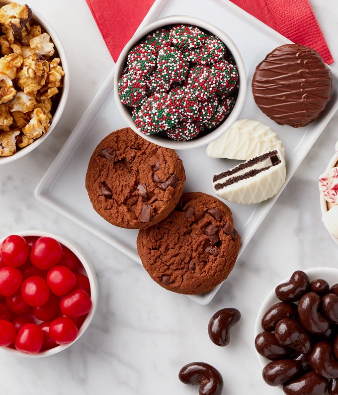 Smirking Snowman Gift Tower