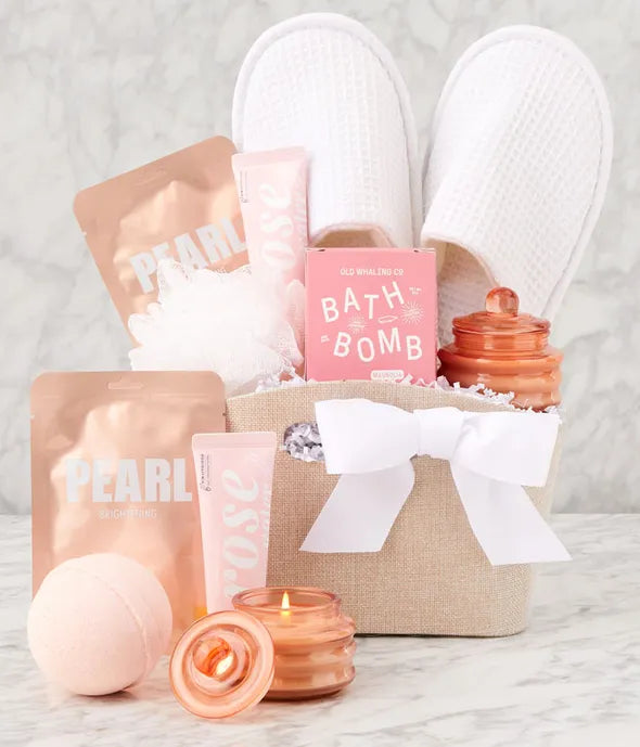 Mom&#39;s Rose Spa Gift Basket
