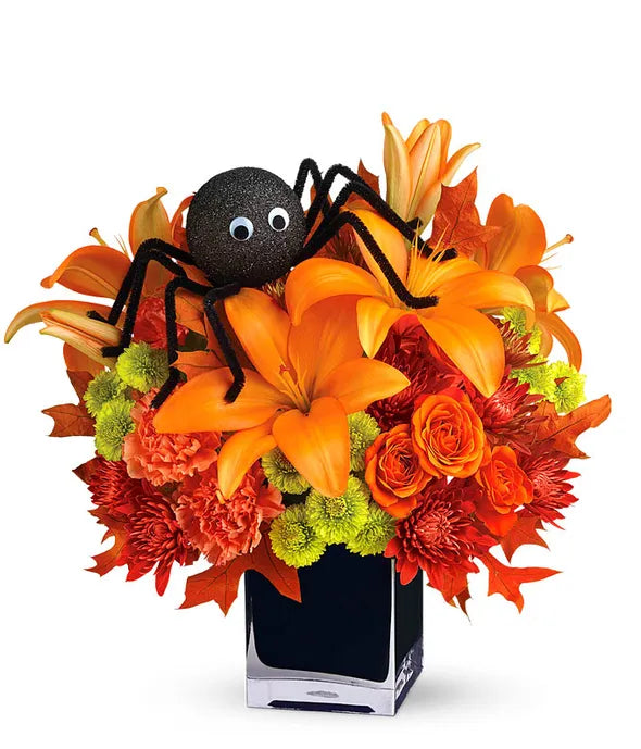 Spooky Spider Halloween Bouquet