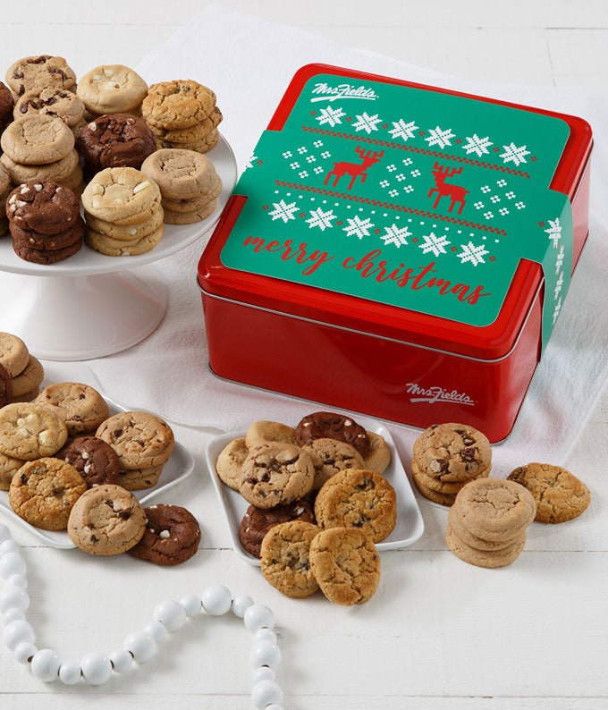 Reindeer Sweater 72 Cookie Gift Tin