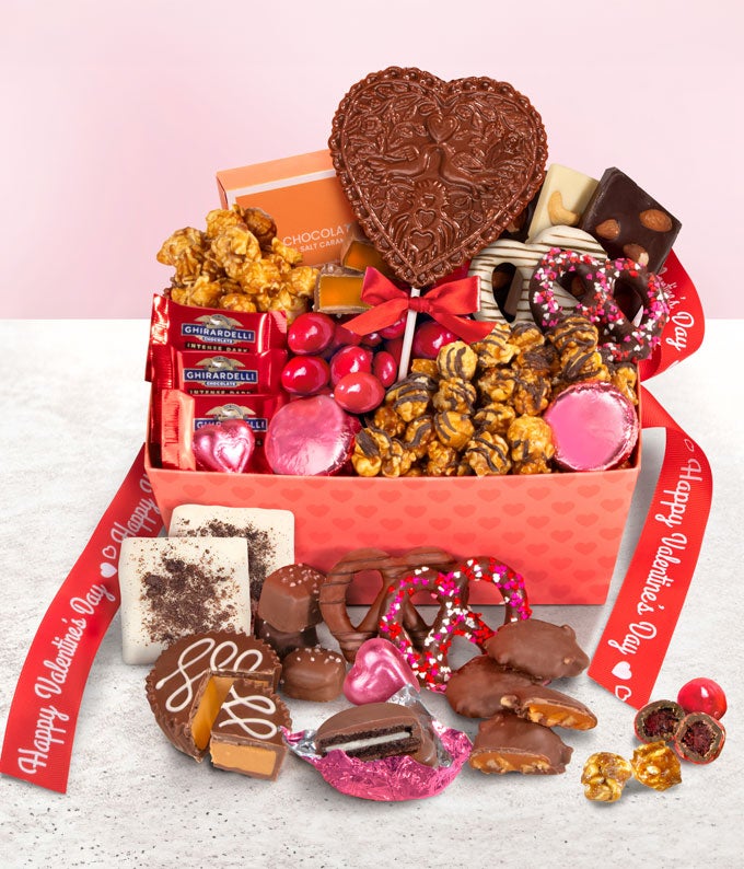 Sweet Hearts Gift Basket