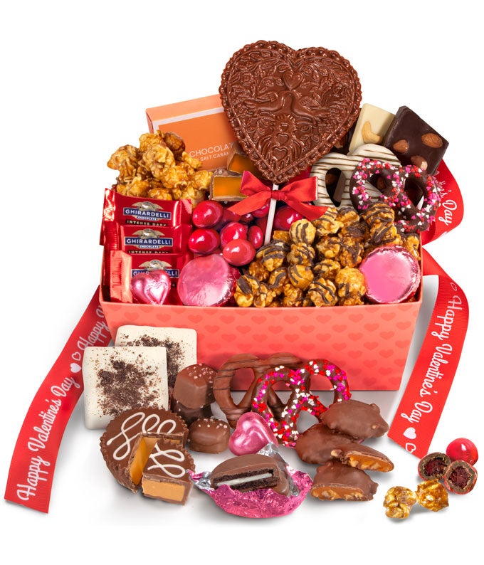 Sweet Hearts Gift Basket
