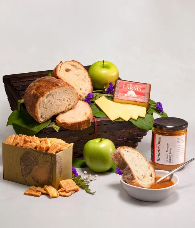 Soup & Fruit Get Well Gift Basket