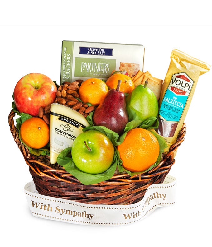Salami & Cheese Sympathy Gift Basket