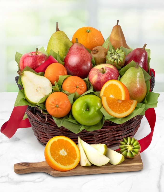 Fresh Fruit Organic Gift Basket