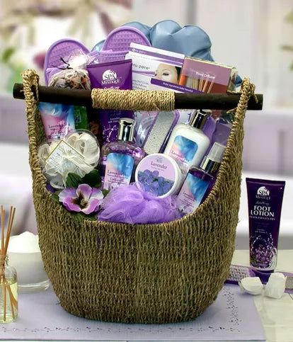 IMPORTED - Deep Relaxation Lavender Spa Gift Basket