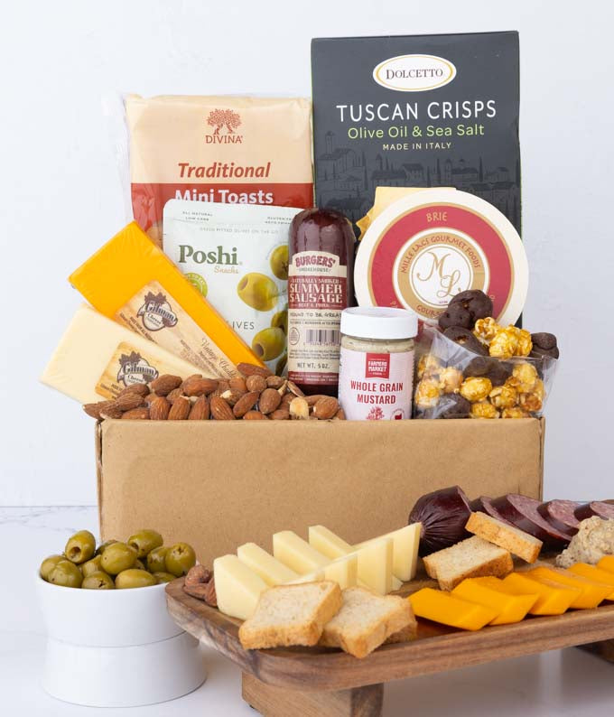 Deluxe Cheese &amp; Charcuterie Gift Box