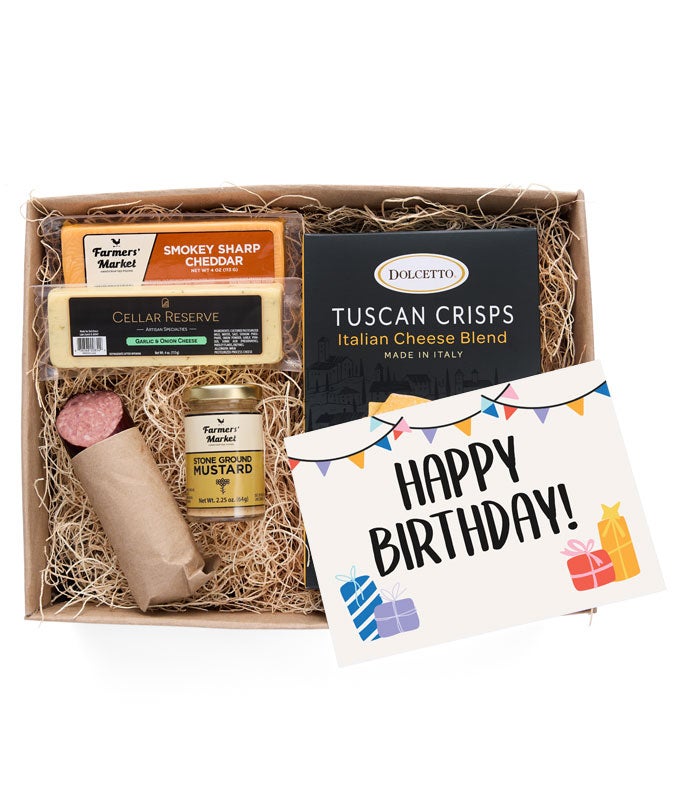 Happy Birthday! Cheese &amp; Meat Gift Box