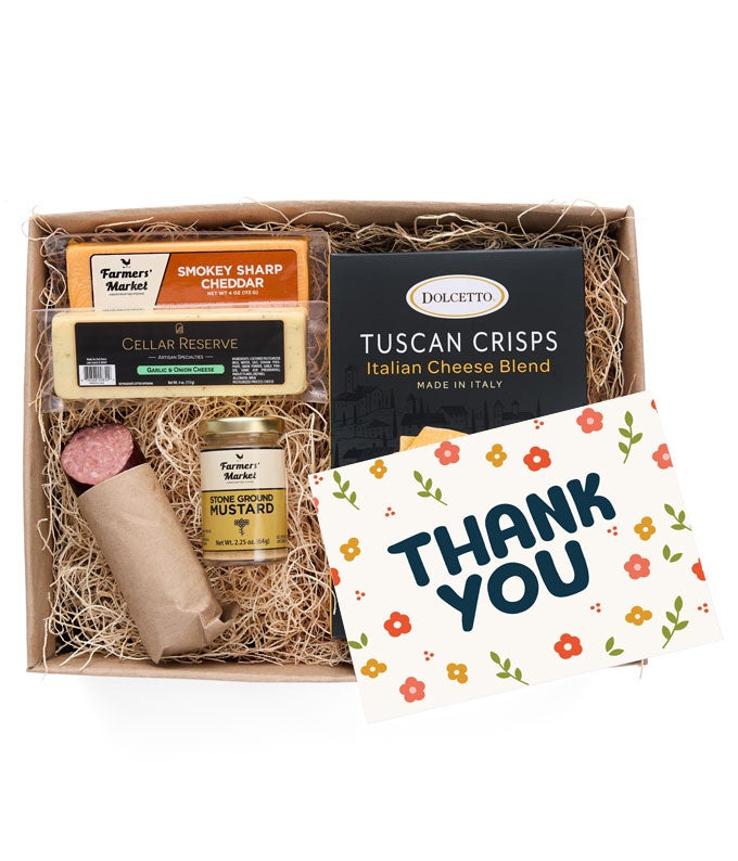 Thank You! Cheese &amp; Meat Gift Box