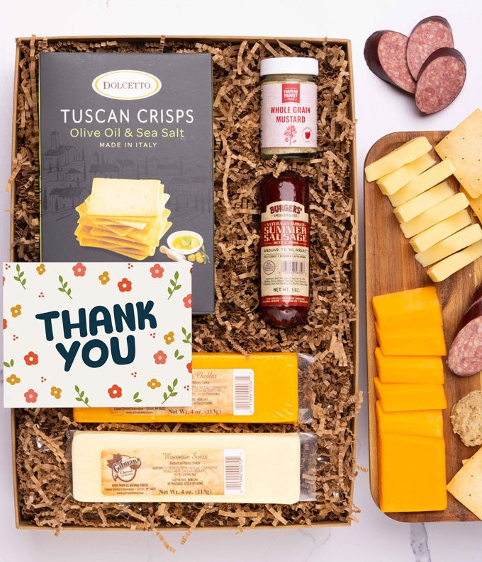 Thank You! Cheese &amp; Meat Gift Box