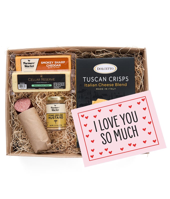 I Love You! Cheese &amp; Meat Gift Box