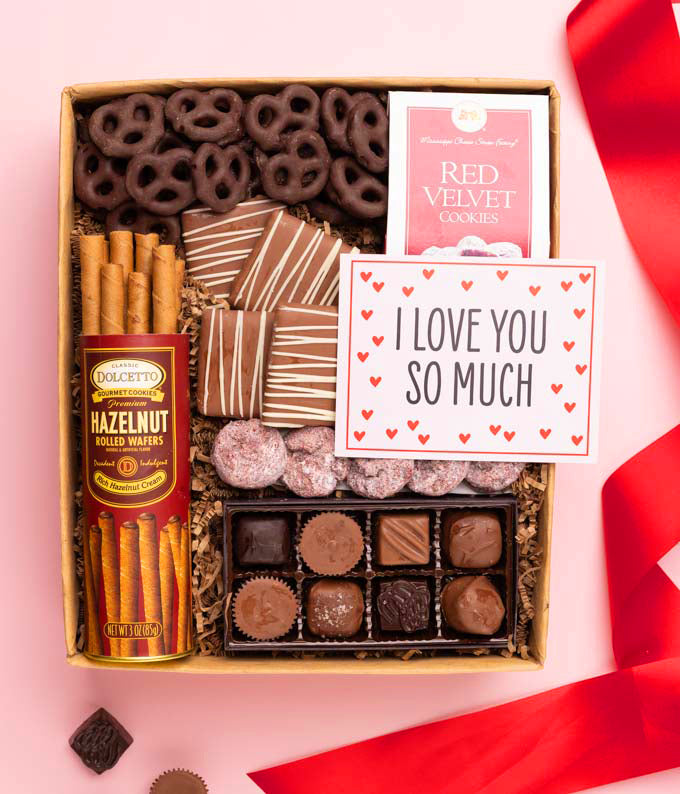 I Love You! Sweet Treats Chocolate Gift Box