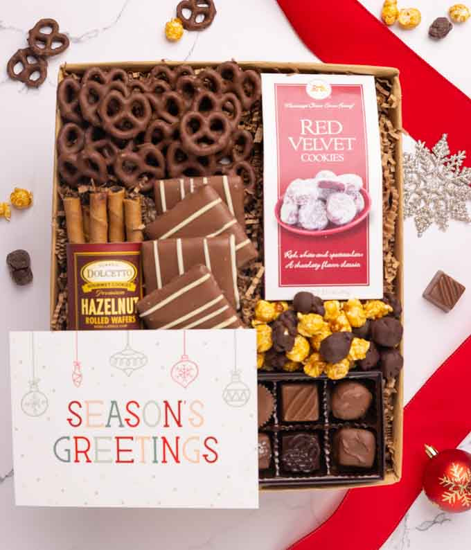 Season's Greetings Chocolate & Sweets Gift Box