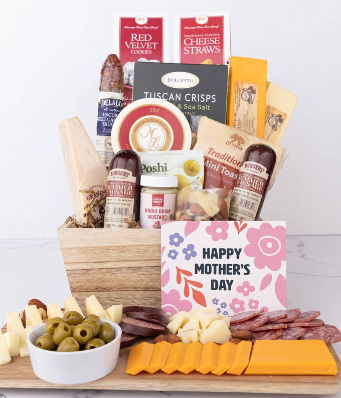 Premium Charcuterie & Cheese Mother's Day Gift Basket