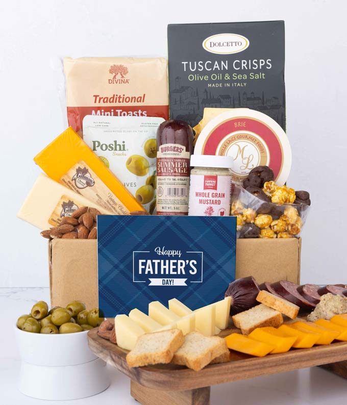 Deluxe Father's Day Cheese & Charcuterie Gift Box