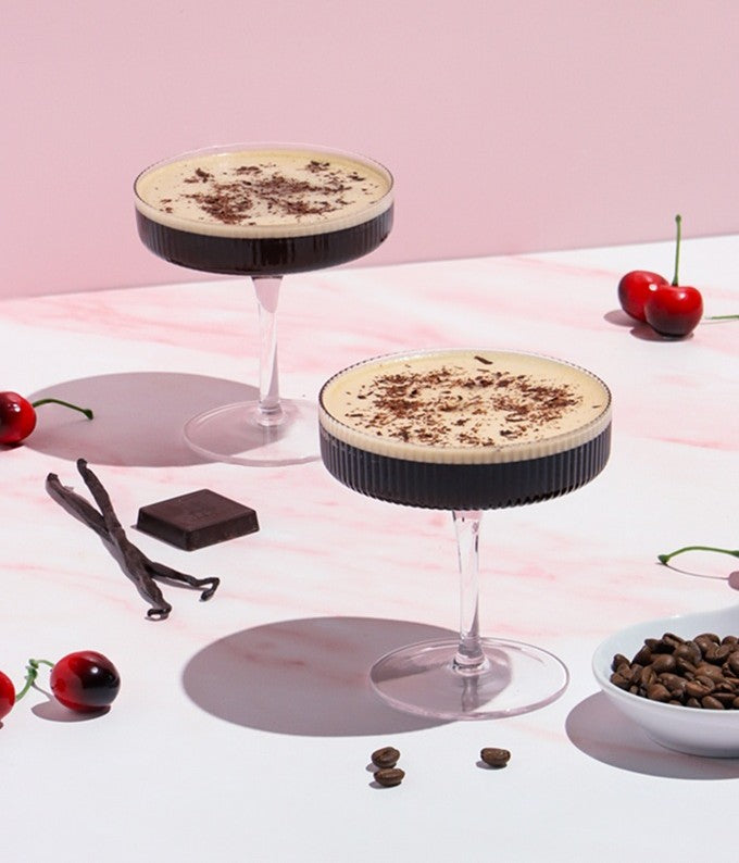 Gourmet Chocolate Box with Chocolate Cherry Espresso Martini Cocktail Kit