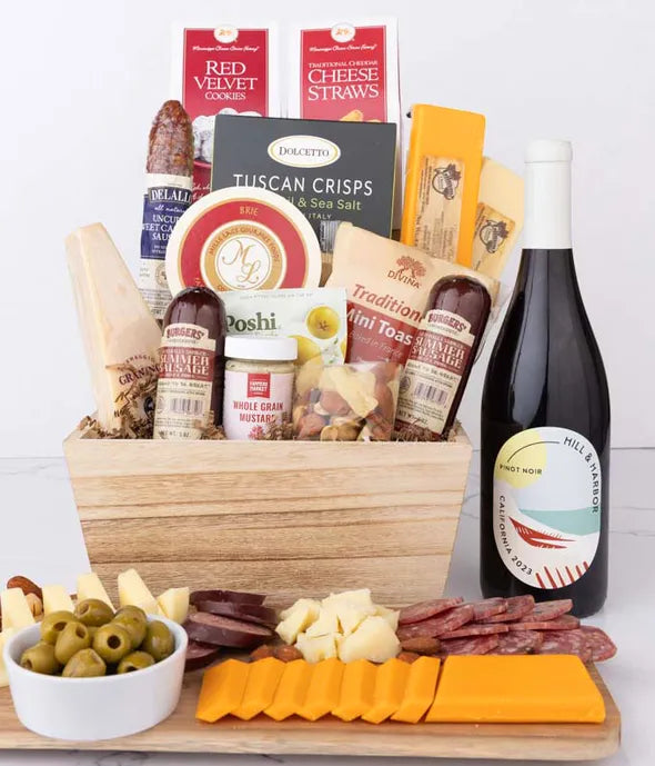 Deluxe Cheese & Charcuterie Gift Box