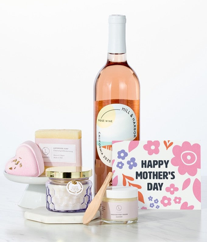 Mother's Day Wine & Spa Gift - Rosé Wine