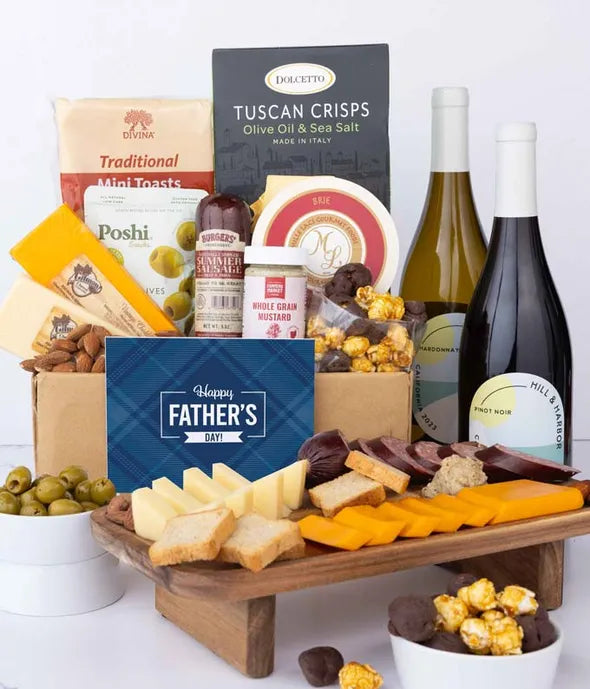 Deluxe Father's Day Cheese & Charcuterie Gift Box