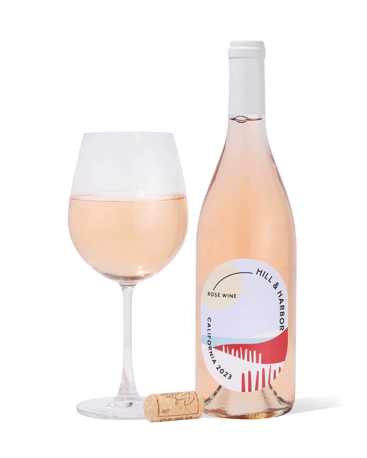 Gourmet Charcuterie &amp; Sweets Gift Basket with Rosé Wine