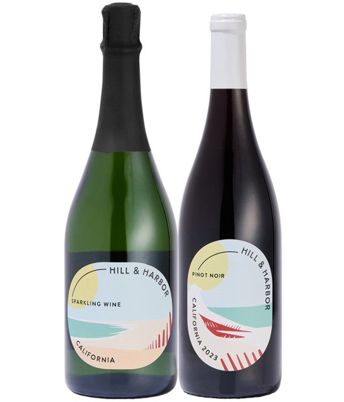 Hill &amp; Harbor California Pinot Noir and California Sparkling Wine