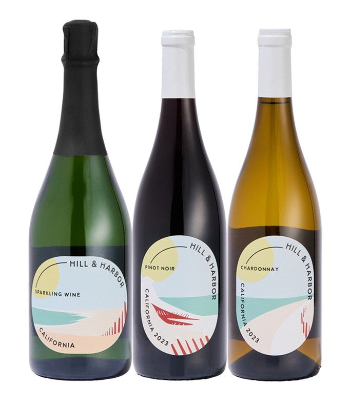 Happy Birthday! Gourmet Gift Box with Red, White & Sparkling Wine