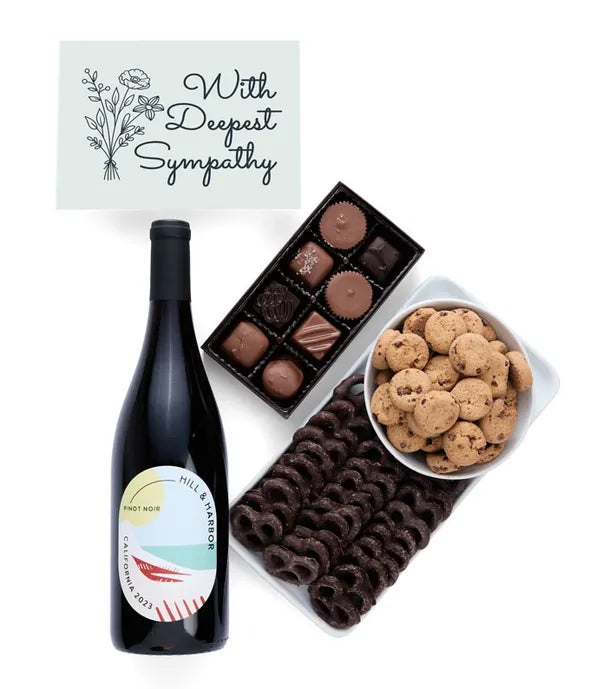 Red Wine &amp; Sweet Treats Gift Box