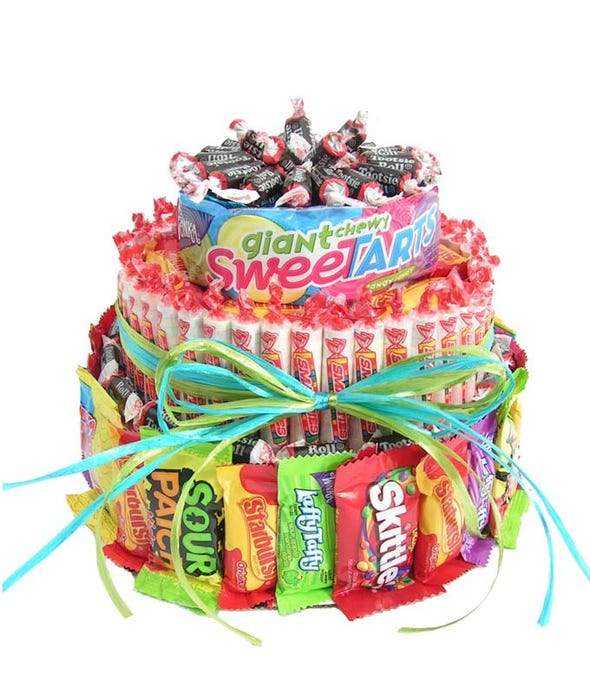 Cake made out of candy