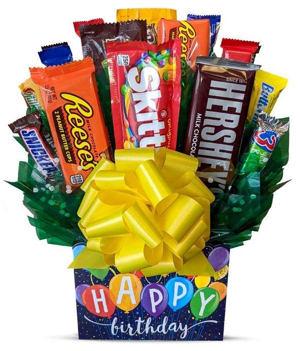 edible birthday candy bouquet 