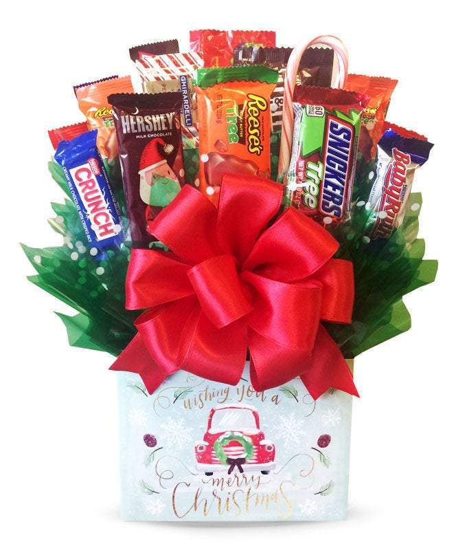 Christmas candy gift box for delivery