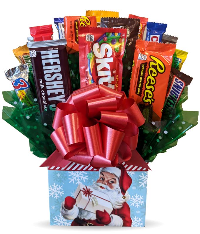 Very Merry Christmas Candy Bouquet