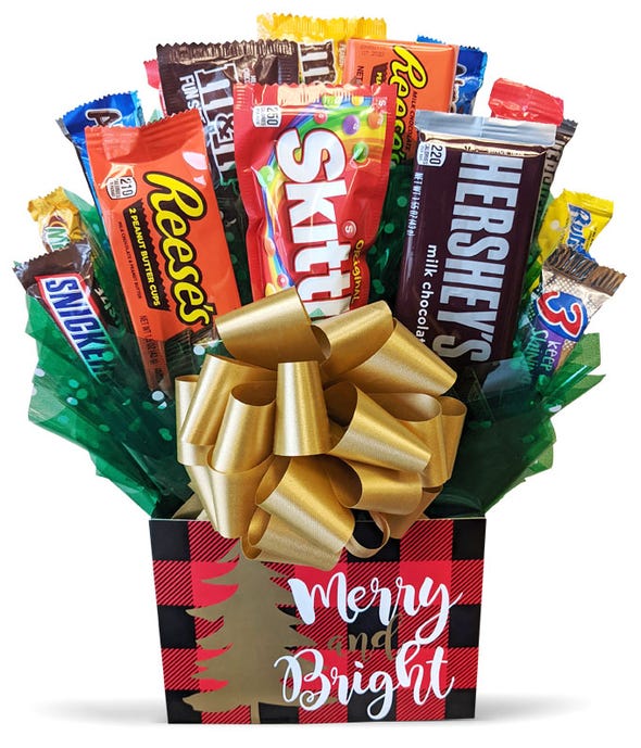Merry &amp; Bright Candy Bouquet