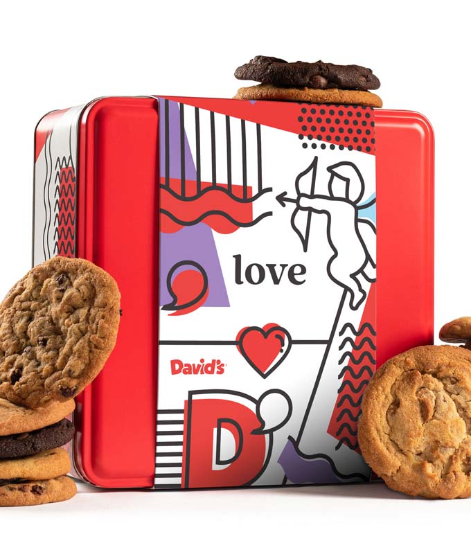 Large Love Cookie Tin