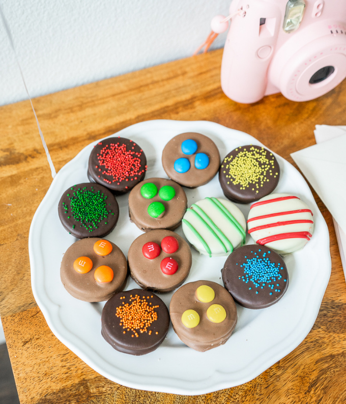Birthday chocolate covered oreo cookies for delivery