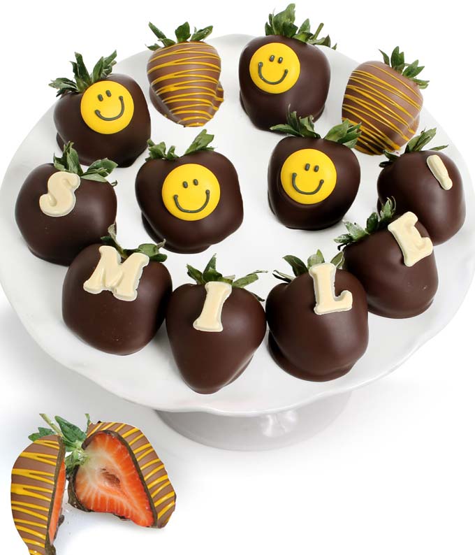 SMILE Chocolate Covered Strawberries
