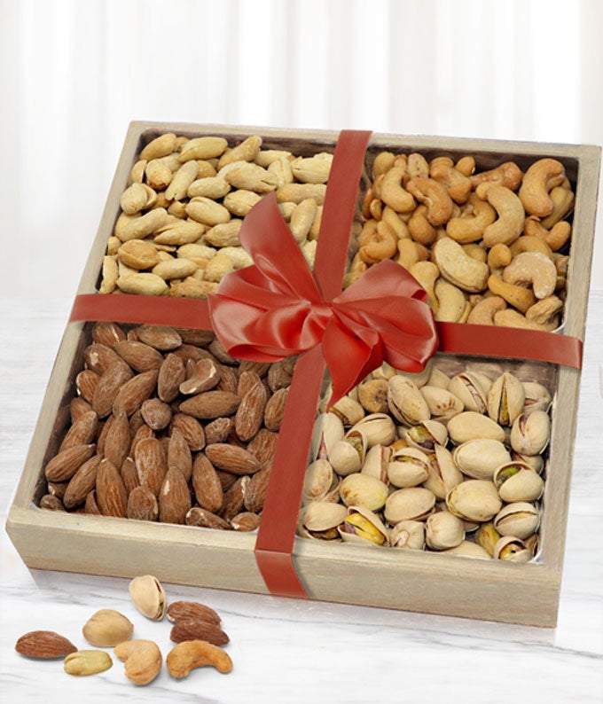 gift tray with nuts delivered