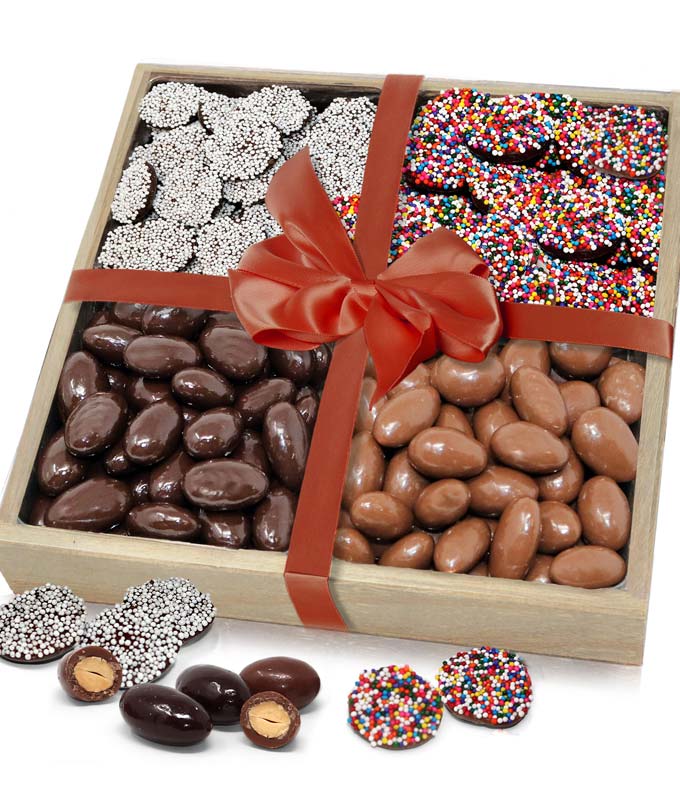 Chocolate and Almond Gift Tray