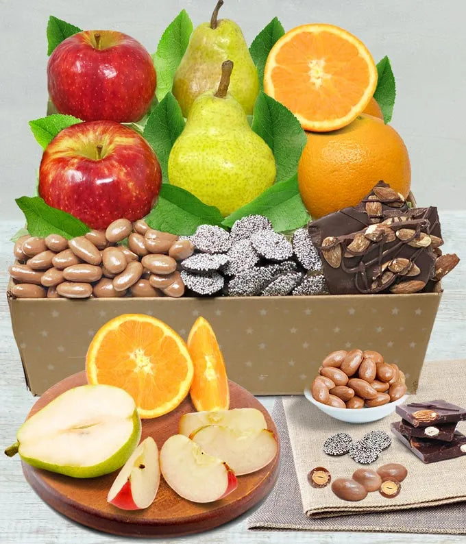 Fruit &amp; Belgian Chocolate Treats Gift