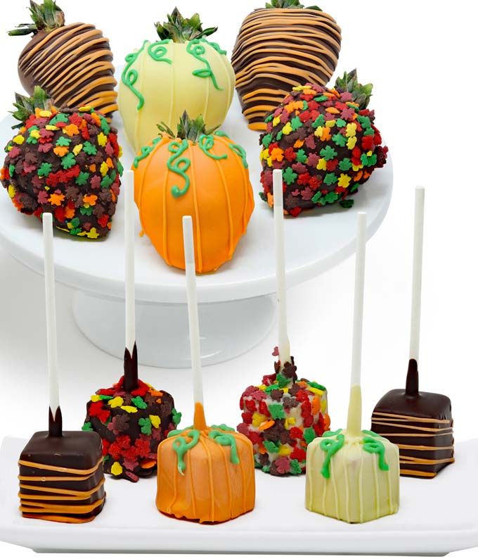 Autumn&#39;s Chocolate Covered Strawberries &amp; Mini Cheesecake Pops