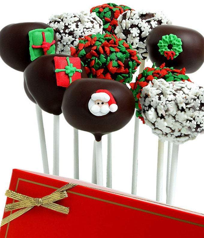 Christmas cake pops for delivery