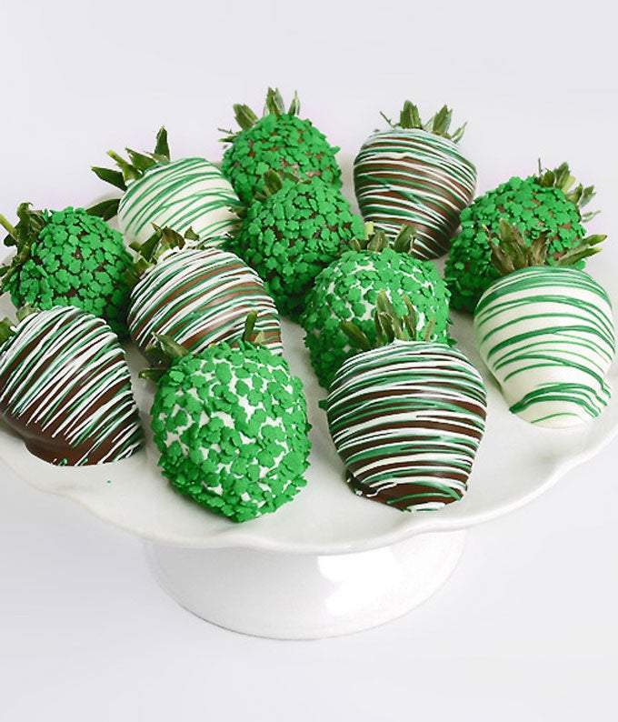 St. Patrick&#39;s Day Belgian Chocolate Covered Strawberries