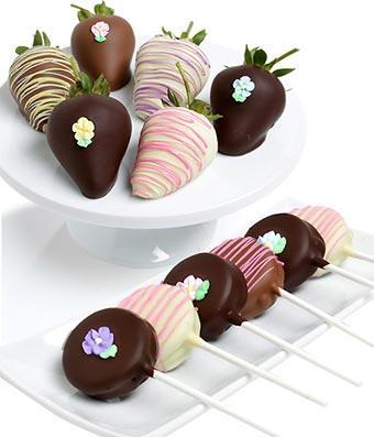 Spring Chocolate Covered Strawberries and Oreos