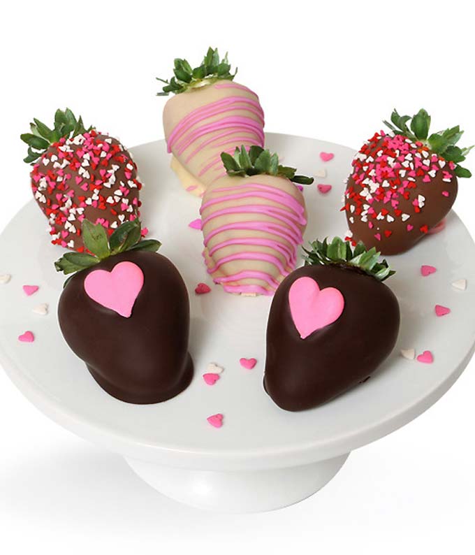 romantic chocolate covered strawberries for next day delivery