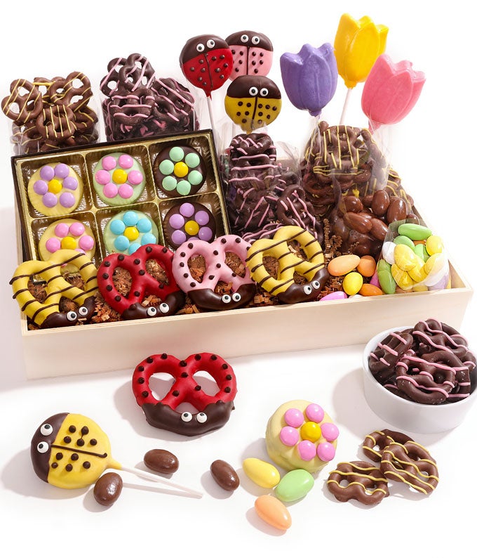 Summer Chocolate Covered Gift Basket