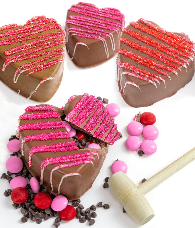 Mother&#39;s Day Breakable Chocolate Hearts