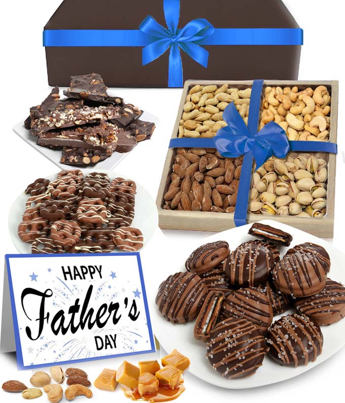 Ultimate Father's Day Chocolate Covered Collection - The Gift Basket Store