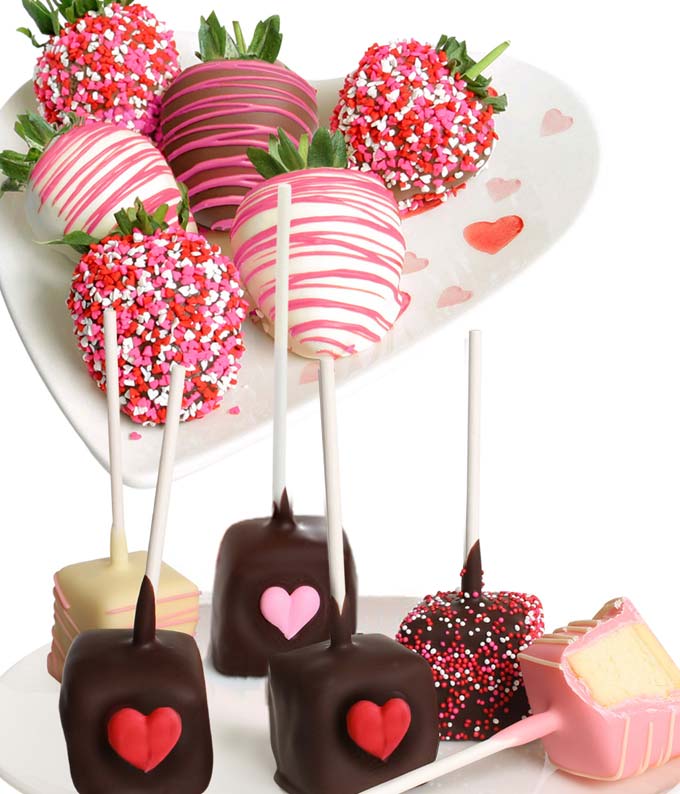 Mother&#39;s Day Chocolate Covered Strawberries &amp; Mini-Cheesecakes
