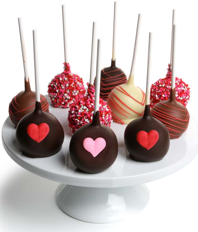 valentine cake pops