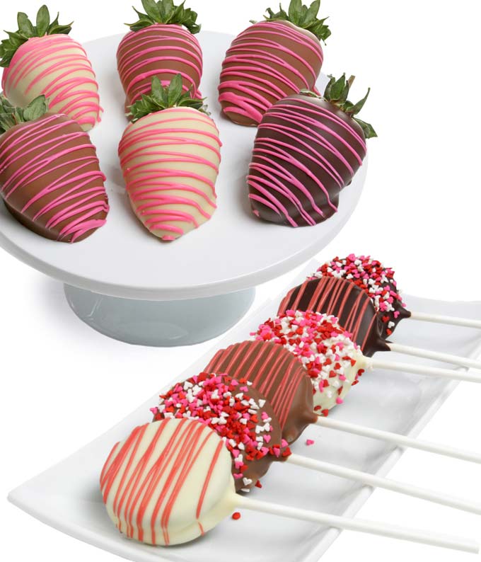 Love Chocolate Covered Strawberries &amp; Oreo Pops